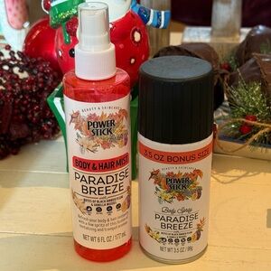 New Power stick Paradise Breeze black amber plum & vanilla woods